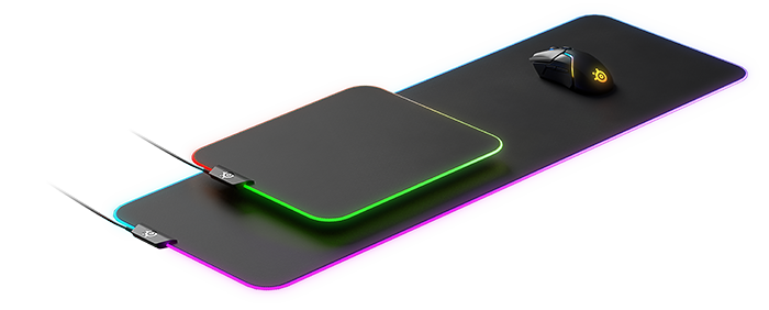 SteelSeries QcK Prism XL Gaming Mouse Pad with RGB Lighting (63826) _919KT
